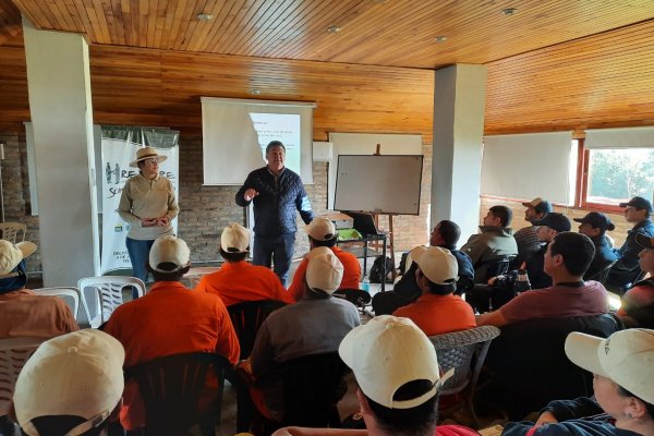 Prevención y manejo de fuego en otra jornada de capacitación en el interior provincial