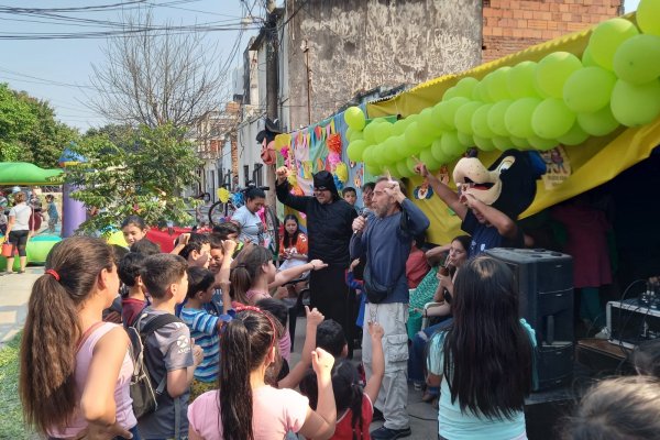 Festejos mes del niño en B Molina Punta y en B San Martín
