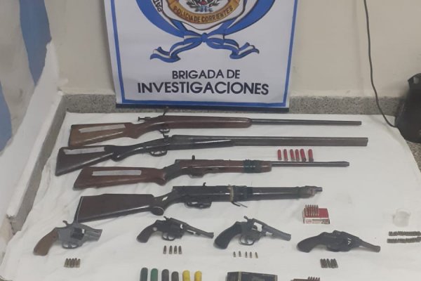 Secuestraron varias armas de fuego que podrían estar vinculados a una causa judicial
