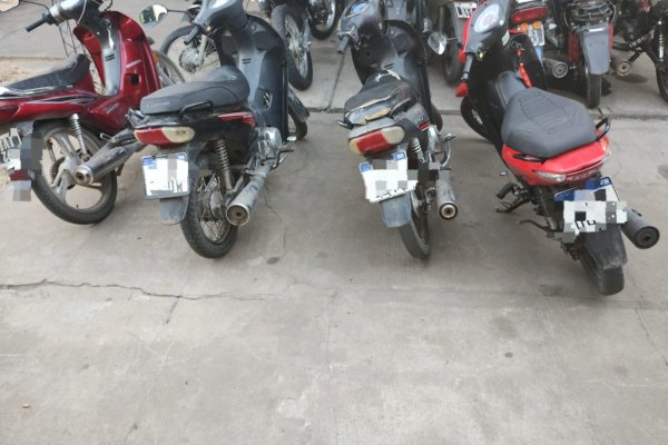 La Policía secuestró motocicletas por falta de documentaciones