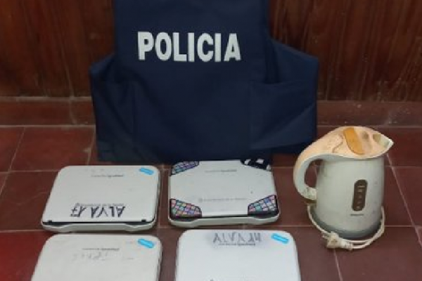 Corrientes: robó Netbook fue detenido y ya había vendido las computadoras