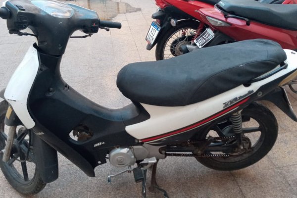 La Policía recuperó una motocicleta denunciada como sustraída