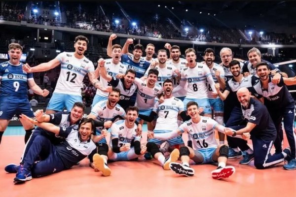 La Selección Argentina de Vóley se clasificó a los cuartos de final del Mundial