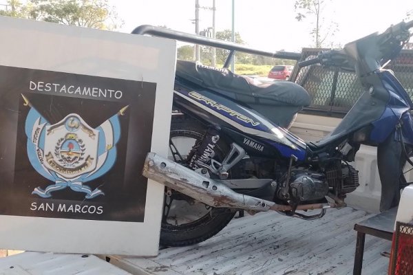 Secuestraron una motocicleta de dudosa procedencia