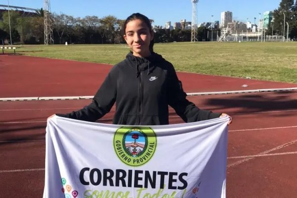 La correntina María Paz Romero representará al país en el Sudamericano de atletismo U18