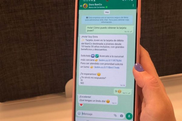 El BanCo sumó un nuevo canal de contacto por Whatsapp con su asistente virtual «Dora»