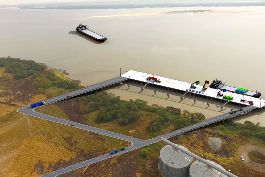 Otorgaron la exención impositiva para la construcción de 2 puertos en Corrientes