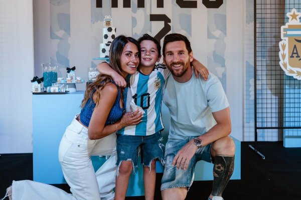 Mateo Messi celebró su cumpleaños con una fiesta con temática de la Selección argentina