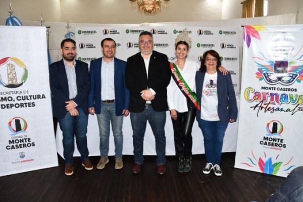 Lanzaron el Carnaval Artesanal del País 2023 en Monte Caseros