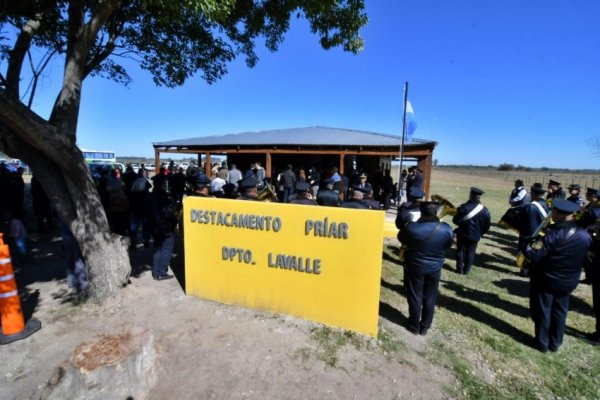 Lavalle estrenó destacamento del Priar y tendrá dos nuevas comisarías