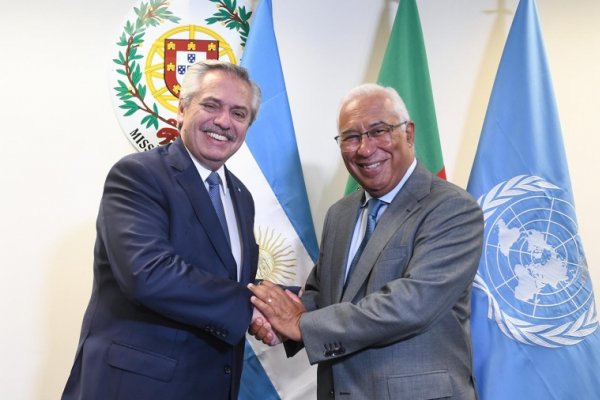 El Presidente se reunió con el primer ministro de Portugal, António Costa