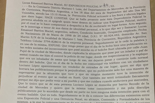 Otro caso de discriminación en Corrientes: incómoda situación de un joven asmático