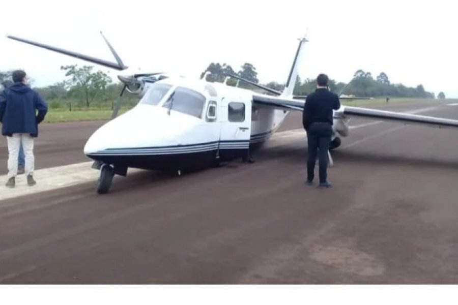 Corrientes: revelan el motivo de aterrizaje en Oberá de avión privado que iba a Virasoro
