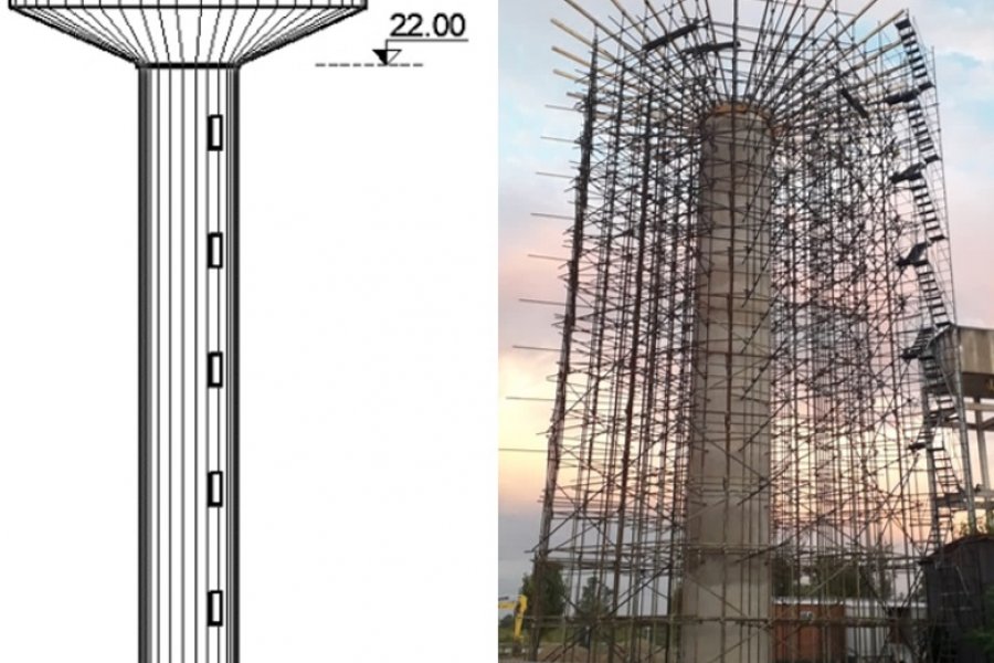 Indagan el impacto de la carga del viento en estructuras cilíndricas verticales