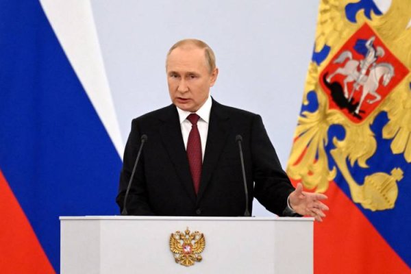 Putin firmó la anexión de cuatro regiones de Ucrania y desafió a Occidente
