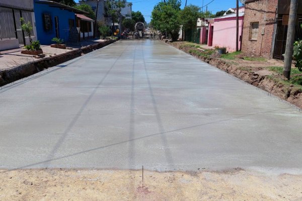 Finalizó la pavimentación de calle Braille entre Medrano y Las Piedras