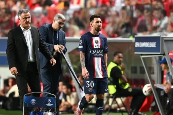 Messi pidió el cambio en PSG por una contractura y encendió las alarmas de la Selección Argentina