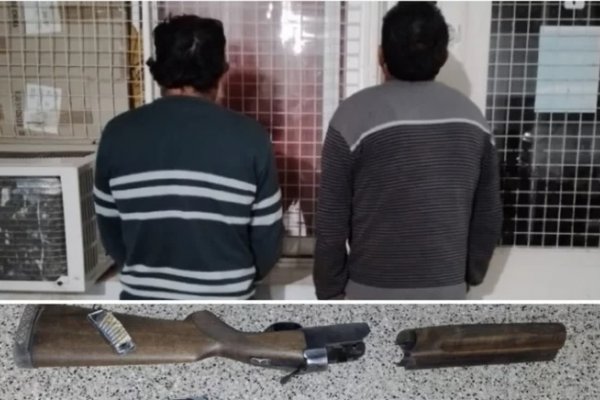 Detuvieron a dos hombres por posesión ilegal de armas en Bella Vista