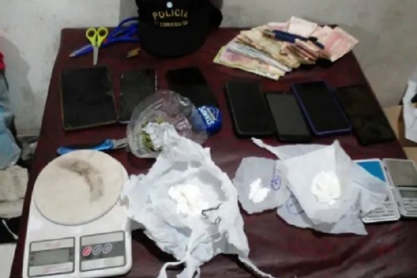 Realizaron cuatro allanamientos por venta de drogas en el interior de Corrientes
