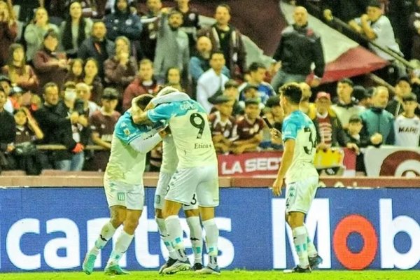 Racing le ganó a Lanús y quedó como único puntero de la Liga Profesional