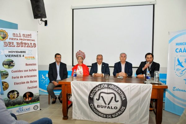 Presentaron la 6ta edición de la Fiesta Provincial del Búfalo