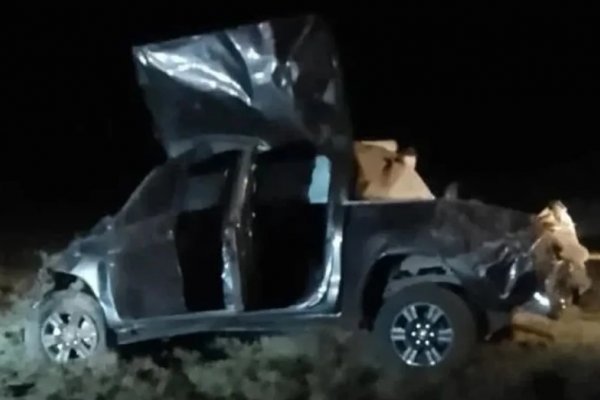 Un hombre perdió el control con su camioneta, volcó y tres integrantes de su familia murieron