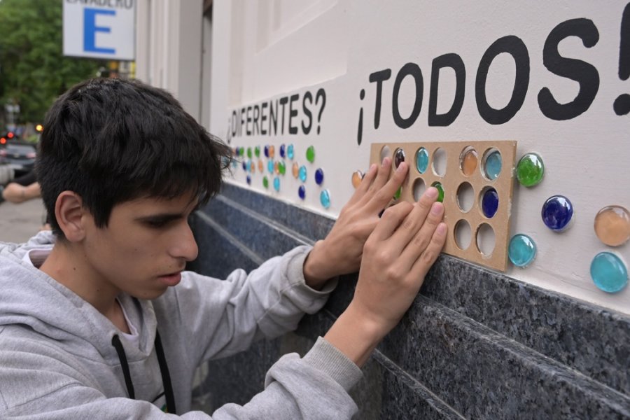 Rosario tendrá el primer mural en Braille