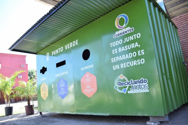 Inauguraron el 11º Punto Verde en el barrio San Gerónimo