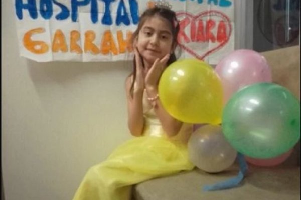 Kiara, la niña que recibió un trasplante de corazón, vuelve a Corrientes