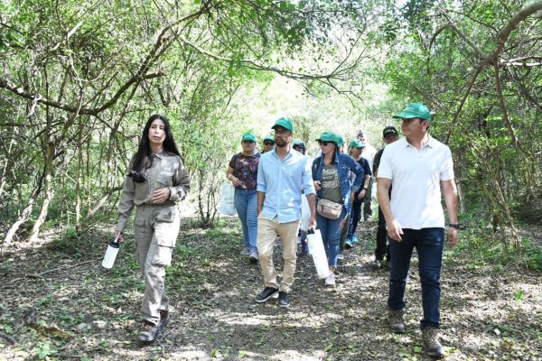 Una comitiva del Congreso Ecoturístico del Litoral visitó la Reserva Municipal Santa Catalina
