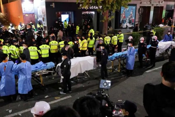 Estampida en Corea del Sur deja al menos 151 muertos