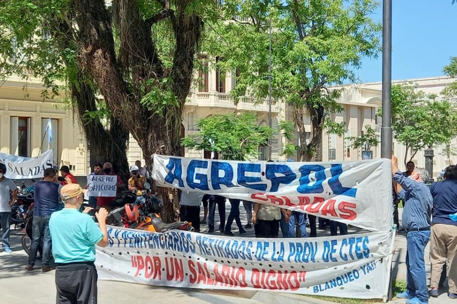 Protesta policial en Corrientes: se cumple una semana del acampe y habrá nuevamente marcha