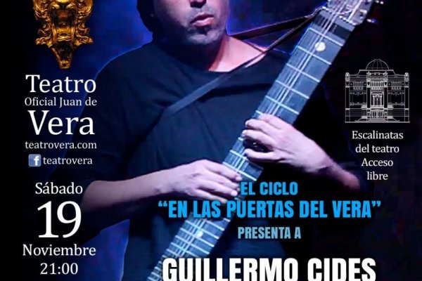 Concierto gratuito de Guillermo Cides