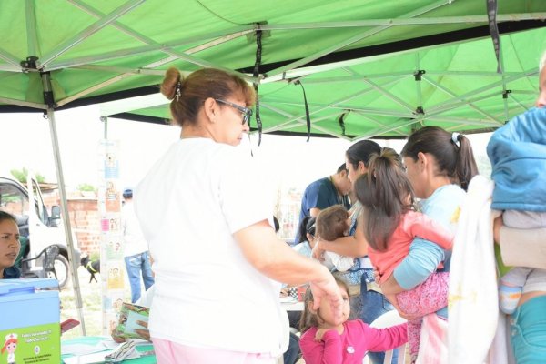 Continua la campaña de vacunación contra el Sarampión, Covid-19 y Gripe en Capital