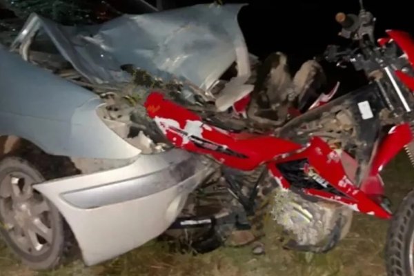 Ruta 51: Joven embarazada murió tras un choque entre un auto y una moto