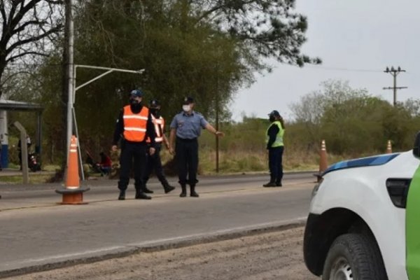 Detuvieron a un policía de Misiones porque se escapó de un control en Corrientes