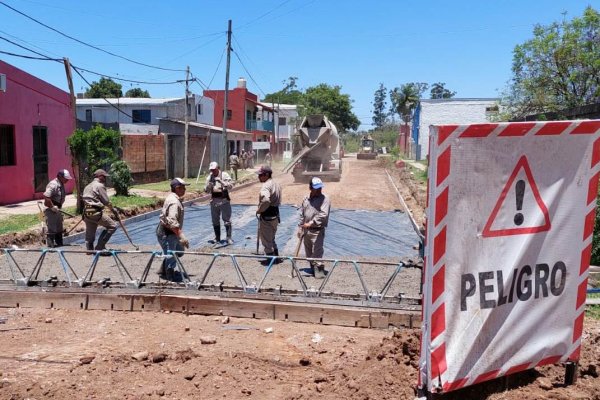 Barrio en el 17 de Agosto: La provincia pavimenta Paul Groussac de Lavalle a Independencia