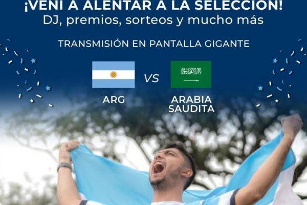 El Gobierno llevará a cabo un Fan Fest para ver a la Selección argentina