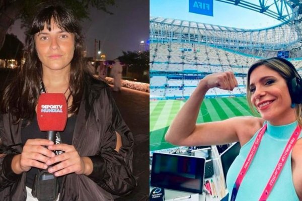 Por primera vez, dos mujeres encabezaron la transmisión de un partido del Mundial
