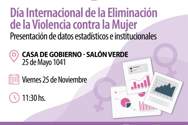 Día de la no violencia: Presentación de datos estadísticos