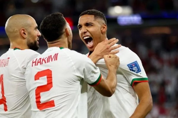 Marruecos le ganó a Bélgica y arde el Grupo F