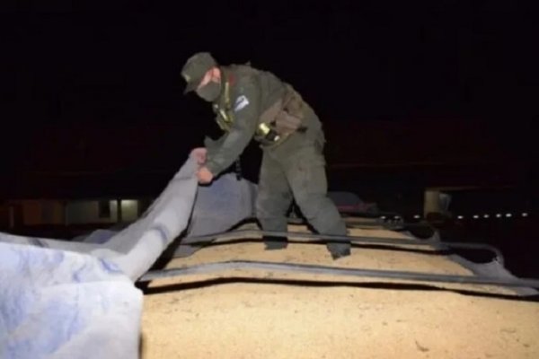 Corrientes: investigan a gendarmes acusados de facilitar el contrabando de soja a Brasil