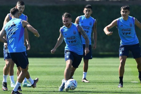 Argentina sigue con la preparación para el partido contra Polonia