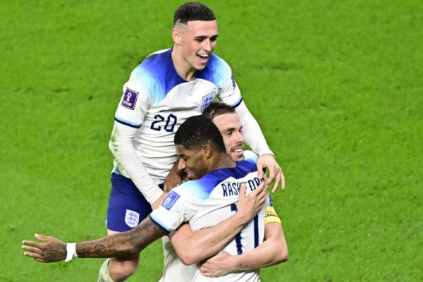 Inglaterra goleó a Gales y jugará los cuartos de final contra Senegal