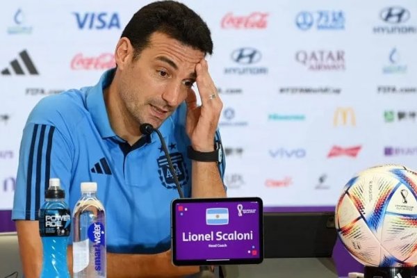 La queja de Scaloni por el poco descanso que tendrá la Selección Argentina