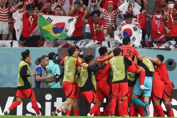 Corea del Sur venció a Portugal y ambos clasificaron a la próxima etapa de la copa del mundo