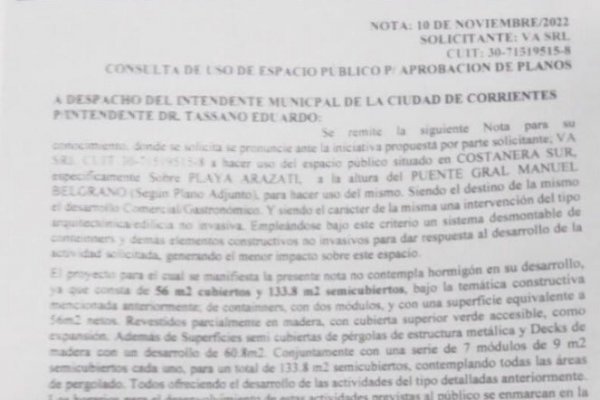 Corrientes: denuncian una nueva ocupación comercial de playas capitalinas