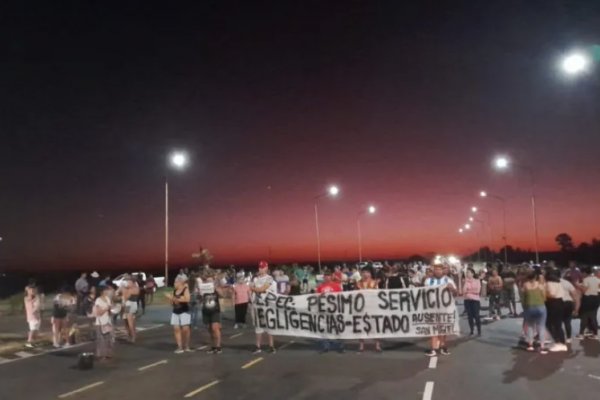 Vecinos de San Miguel cortan el tránsito en Ruta Nacional 118 por reiterados cortes de energía