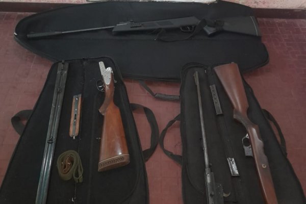 Tras tareas de investigación la Policía recuperó armas de fuego denunciados como sustraídos
