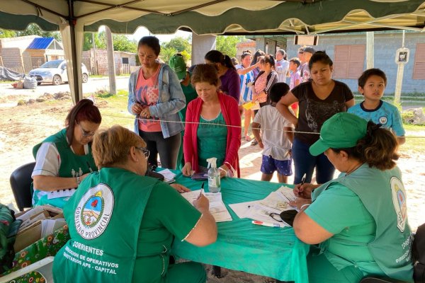 La provincia llegó con el operativo de salud al Barrio Esperanza